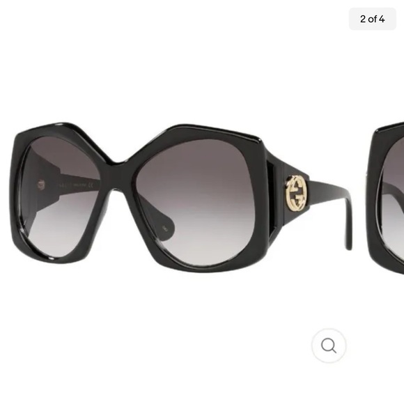 GUCCI WOMENS UV PROTECTION OVERSIZED DESIGNER SUNGLASSES - Picture 1 of 3